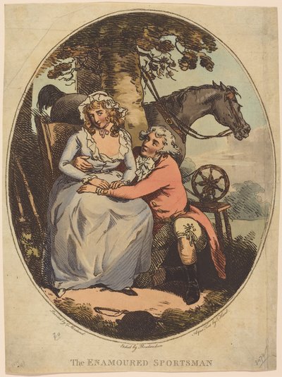 El deportista enamorado de Thomas Rowlandson