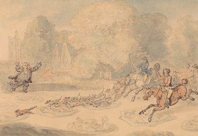 El vicario enfurecido de Thomas Rowlandson