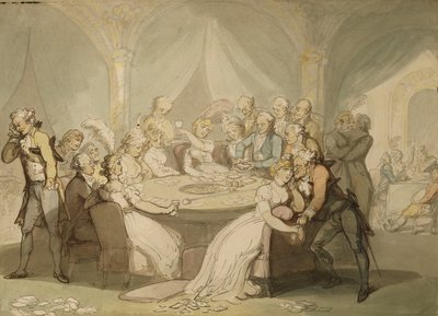 La mesa de juego de Thomas Rowlandson