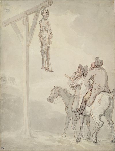 El Cadalso de Thomas Rowlandson