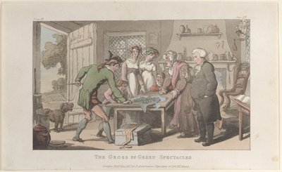 Las gafas verdes, de El vicario de Wakefield de Thomas Rowlandson