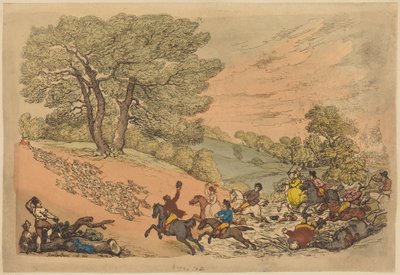La caza de Thomas Rowlandson