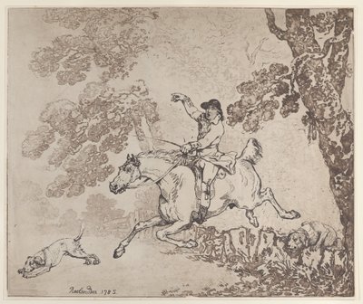 El cazador de Thomas Rowlandson