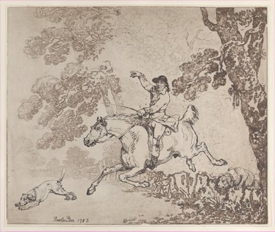El cazador, 1785 de Thomas Rowlandson