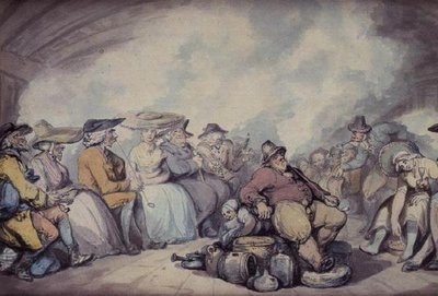 El Paquete de Vapor Irlandés de Thomas Rowlandson
