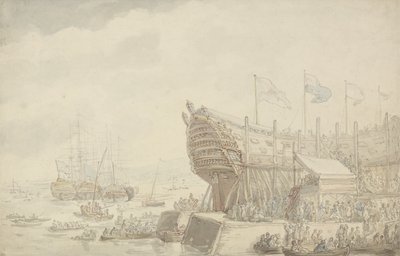 El lanzamiento del H.M.S. 