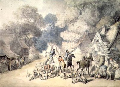 La reunión de Thomas Rowlandson