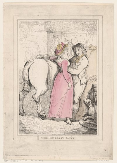 El amor del molinero, 18 de agosto de 1798 de Thomas Rowlandson