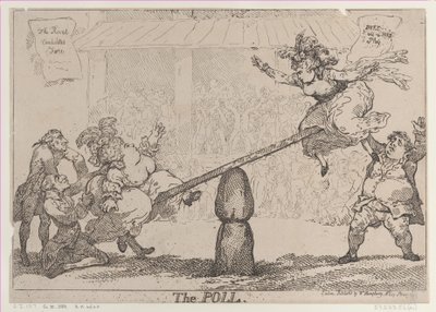 La encuesta, 12 de abril de 1784 de Thomas Rowlandson