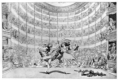 La perspectiva ante nosotros, 1791 de Thomas Rowlandson