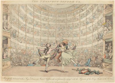 La perspectiva ante nosotros, No. 2 de Thomas Rowlandson