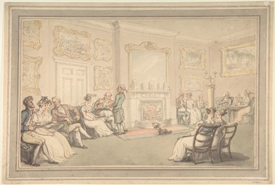 La recepción de Thomas Rowlandson