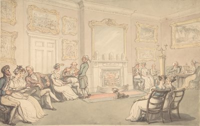 La Recepción, 1780-1827 de Thomas Rowlandson