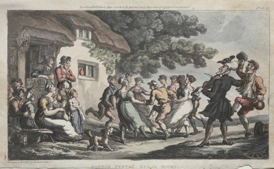 El Reverendo Dr. Syntax Deporte Rural de Thomas Rowlandson