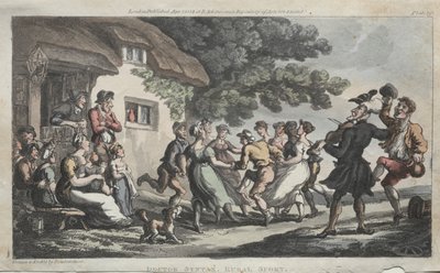 El reverendo Dr. Syntax Deporte rural, 1813 de Thomas Rowlandson