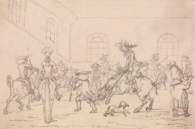 Escuela de equitación de Thomas Rowlandson
