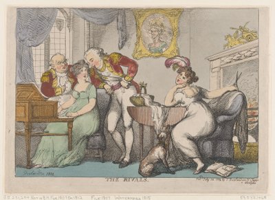 Los Rivales, 14 de julio de 1807 de Thomas Rowlandson