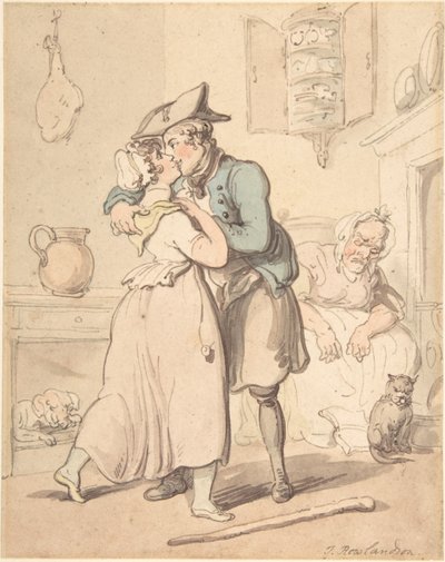 El regreso del marinero tras el servicio activo de Thomas Rowlandson