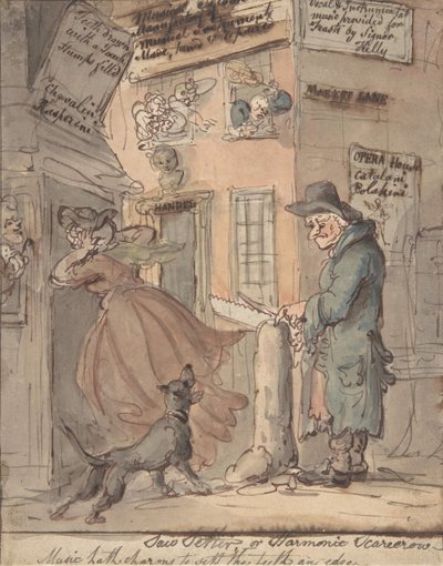 El ajustador de sierras, 1780-1827 de Thomas Rowlandson