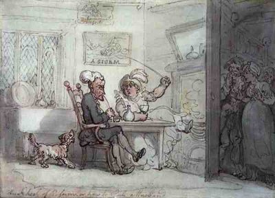 La escuela de la reforma, o cómo gobernar a un esposo de Thomas Rowlandson