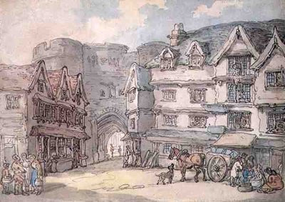 La Puerta Sur, Exeter de Thomas Rowlandson