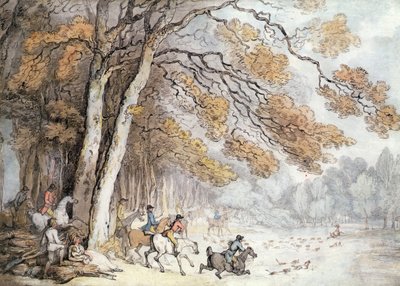 La caza del ciervo de Thomas Rowlandson