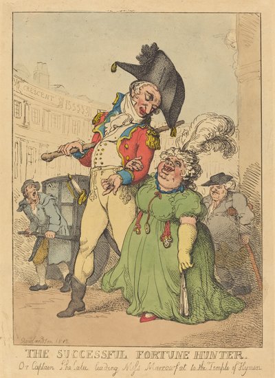 El Cazador de Fortunas Exitoso de Thomas Rowlandson