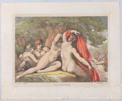 La sorpresa, 1799 de Thomas Rowlandson