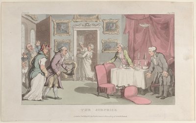 La sorpresa, del Vicar of Wakefield de Thomas Rowlandson