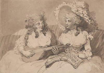 Las sirenas, 10 de abril de 1787 de Thomas Rowlandson