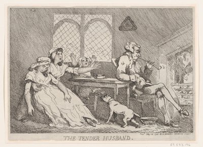 El Marido Tierno, 28 de julio de 1786 de Thomas Rowlandson