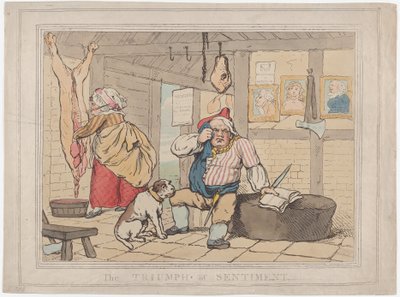 El Triunfo del Sentimiento, 15 de enero de 1787 de Thomas Rowlandson