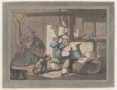 El triunfo del sentimiento, 15 de enero de 1787 de Thomas Rowlandson