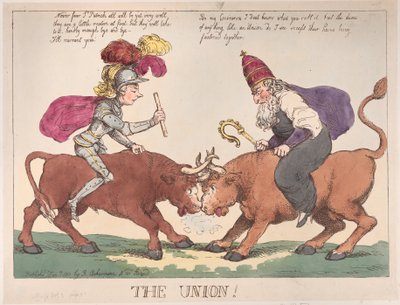 La Unión, 1 de enero de 1801 de Thomas Rowlandson