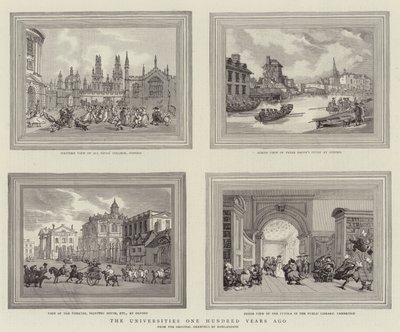Las Universidades Hace Cien Años de Thomas Rowlandson