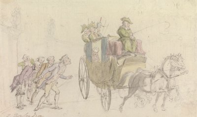El Vicario de Wakefield: Asistencia a un noble de Thomas Rowlandson