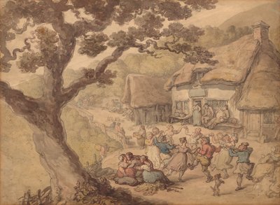 La danza del pueblo de Thomas Rowlandson