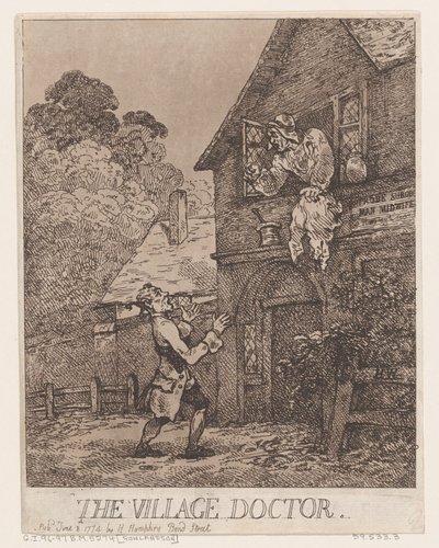 El doctor del pueblo de Thomas Rowlandson