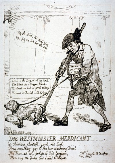 El mendigo de Westminster, 1784 de Thomas Rowlandson