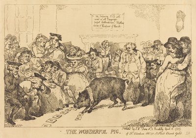 El cerdo maravilloso de Thomas Rowlandson