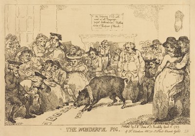 El cerdo maravilloso de Thomas Rowlandson