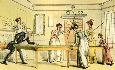 La mesa de billar de Thomas Rowlandson