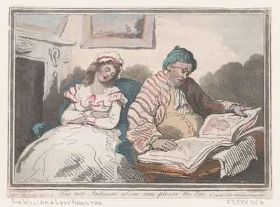 No solo los antigüedades pueden agradar a la vista, o los gustos difieren, 20 de noviembre de 1786 de Thomas Rowlandson