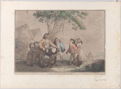 Demasiados para un judío, 20 de septiembre de 1785 de Thomas Rowlandson