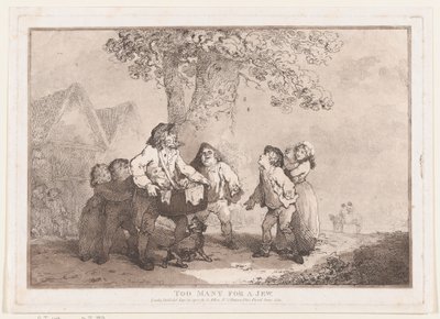 Demasiados para un judío de Thomas Rowlandson