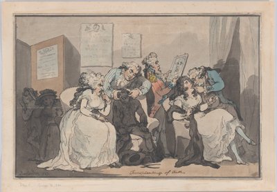 Transplante de Dientes, 1787 de Thomas Rowlandson