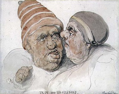 Tripe y Trollebobs de Thomas Rowlandson