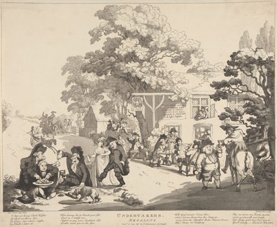 Las historias de los funerarios de Thomas Rowlandson