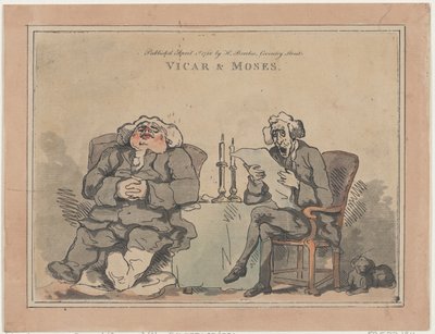 Vicar y Moses, 1 de abril de 1786 de Thomas Rowlandson