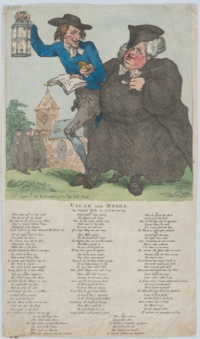 Vicar & Moses, 8 de agosto de 1784 de Thomas Rowlandson